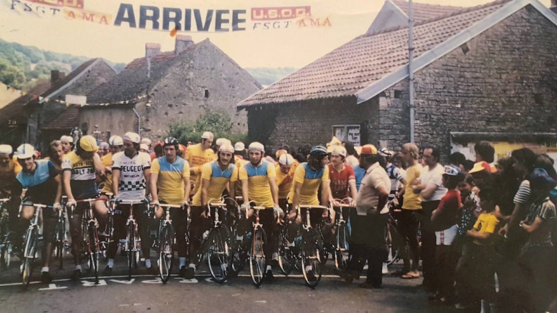 Marian racing in France 1970s Bicycle race France 1970s